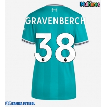 Camisa de Futebol Liverpool Ryan Gravenberch #38 Equipamento Alternativo Mulheres 2025-26 Manga Curta